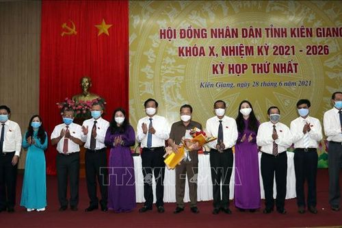 Bầu các chức danh chủ chốt HĐND, UBND tỉnh Kiên Giang