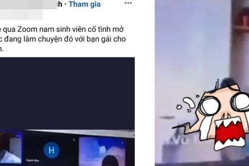 Xôn xao quanh clip nhạy cảm của nam sinh khi học trực tuyến