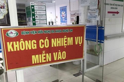 Phát hiện ca mắc Covid-19, Bệnh viện Hữu nghị Đa khoa Nghệ An phong tỏa khoa Sản