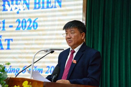 Ông Lò Văn Phương được tín nhiệm bầu giữ chức Chủ tịch HĐND tỉnh Điện Biên