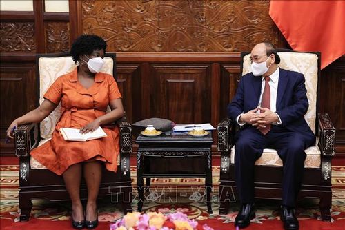 Chủ tịch nước Nguyễn Xuân Phúc tiếp Phó Chủ tịch Ngân hàng Thế giới
