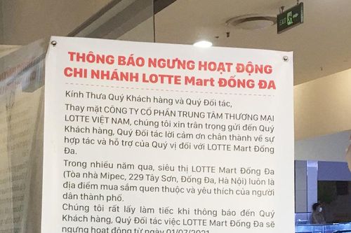 Cảnh tan tác ở Lotte Mart Đống Đa sau quyết định đóng cửa
