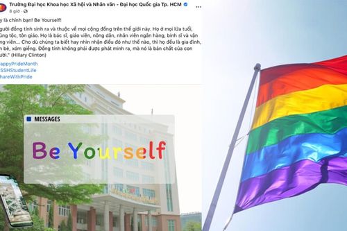 Trường ĐH KHXH&NV ủng hộ LGBTQ, sinh viên sướng rơn: 'Cảm ơn Nhân Văn vì đã luôn nhân văn như thế'