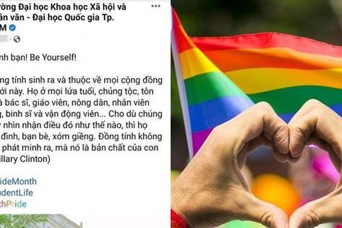 Netizen đồng loạt 'thả tim' với ĐH Khoa học Xã hội và Nhân văn vì ủng hộ cộng đồng LGBTQ+