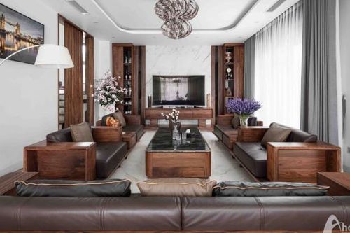 Nội thất gỗ óc chó Ahome: Khẳng định đẳng cấp gia chủ