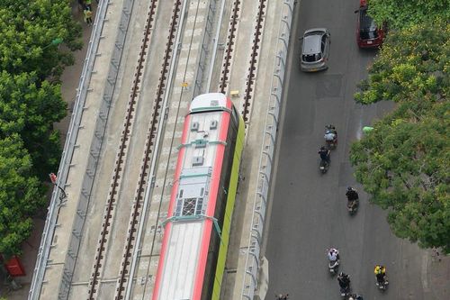 Tàu đường sắt Nhổn - Ga Hà Nội trên cao chạy thử nghiệm liên động 8,5km