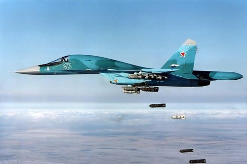Mãn nhãn với màn diễn tập Su-34 tiêu diệt mục tiêu bằng tên lửa