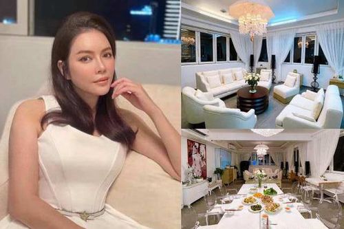 'Cung điện' Lý Nhã Kỳ từng đổ bệnh khi xây: Sân thượng lãng mạn, phòng khách rộng đủ ăn buffet