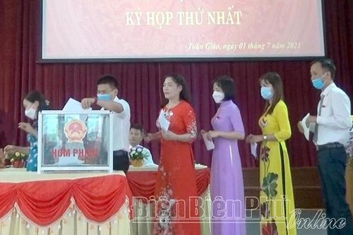 Kỳ họp thứ nhất HĐND huyện Tuần Giáo khóa XXI, nhiệm kỳ 2021 - 2026