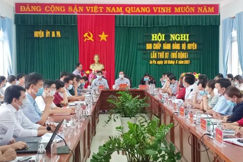 Ia Pa: Sơ kết công tác 6 tháng đầu năm 2021