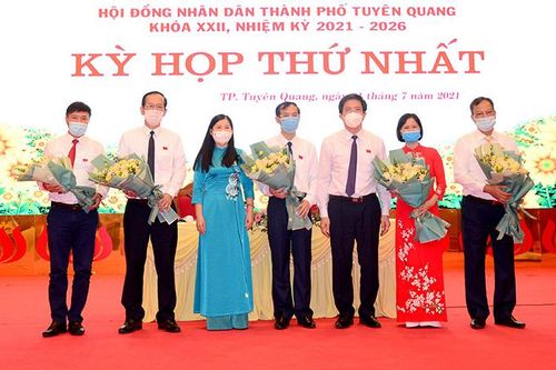 HĐND thành phố Tuyên Quang bầu các chức danh lãnh đạo chủ chốt