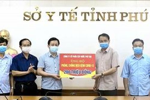 Tiếp nhận ủng hộ 300 triệu đồng phòng, chống dịch COVID-19 của các doanh nghiệp