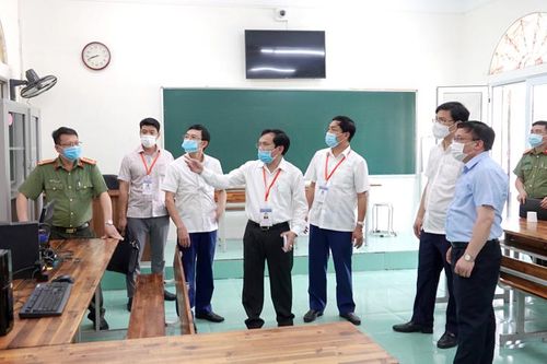 Kiểm tra công tác chuẩn bị kỳ thi tốt nghiệp THPT trên địa bàn tỉnh