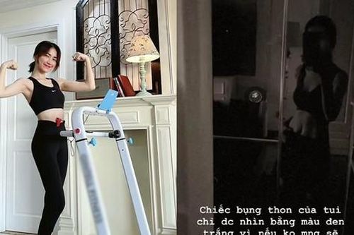 Hòa Minzy chia sẻ hình ảnh lộ eo hiếm hoi sau khi có em bé nhưng lại tự ti vì điều này