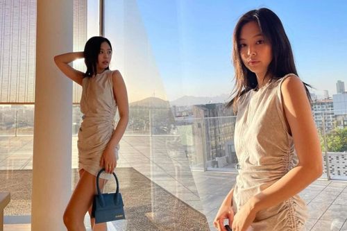 Jennie Black Pink mặc váy hiệu có thiết kế nhăn nhúm, kém xinh nhưng vẫn cháy hàng