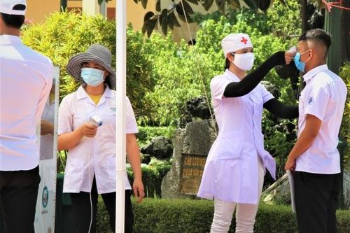 Hải Phòng: Xét nghiệm COVID-19 cho thí sinh và cán bộ làm thi huyện Vĩnh Bảo