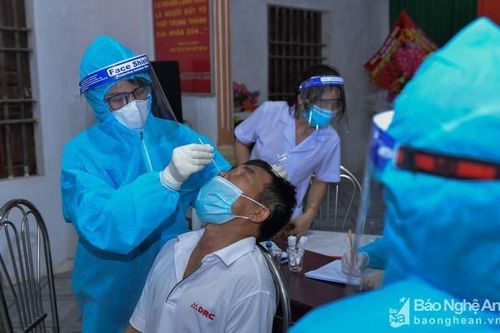 Covid-19 ở Nghệ An sáng 4/7: Thêm 2 ca mắc mới, tổng cộng 121 bệnh nhân