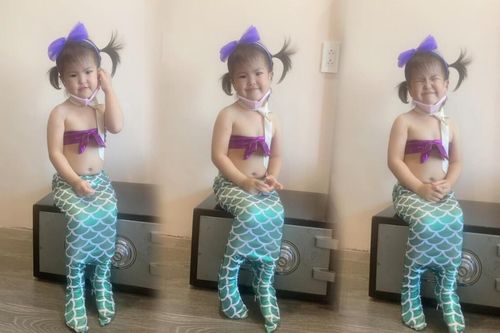 Lê Phương khoe ảnh con gái hóa nàng tiên cá, dân tình thả tim liên tục vì quá đáng yêu