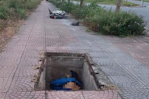 Phát hiện thi thể người đàn ông dưới hố ga không có nắp
