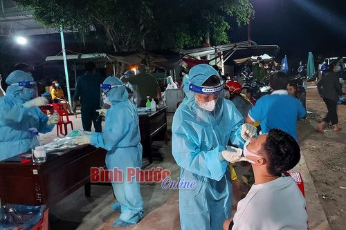 Bình Phước áp dụng biện pháp khẩn cấp phòng, chống COVID-19 tại các chợ