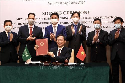 Bộ Ngoại giao Việt Nam và Bộ Ngoại giao Arab Saudi ký Bản ghi nhớ về tham vấn chính trị