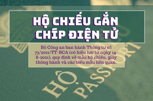 Người dân được cấp hộ chiếu gắn chíp điện tử từ ngày 14-8