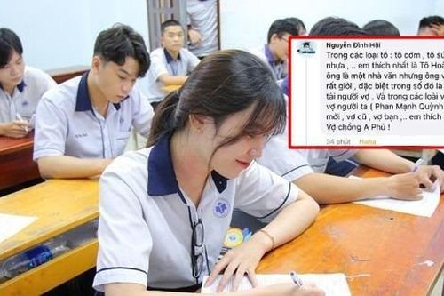 Sát ngày thi, hội sĩ tử 2K3 mách nhau cách viết mở bài môn Văn, đọc xong ai cũng cười lăn
