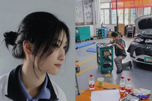 Nhan sắc nữ sinh giành giải nhất cuộc thi sửa chữa ôtô gây bão