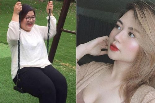 Cô gái nặng 107kg lột xác khiến người thân không nhận ra