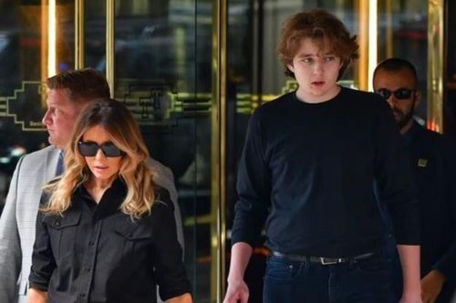 Ngoại hình thay đổi của Barron Trump
