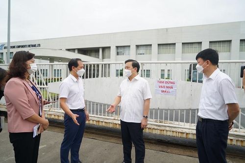 Hà Nội: Tiếp tục đẩy nhanh truy vết ổ dịch tại Khu công nghiệp Bắc Thăng Long