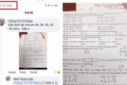 Công an vào cuộc vụ thí sinh lén chụp đề thi Toán rồi gửi cho người nhà 'cầu cứu' dân mạng giải hộ