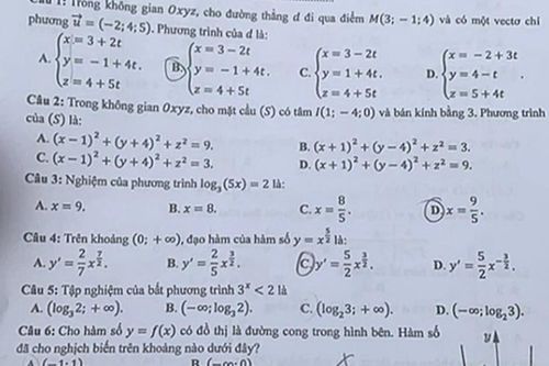 Đình chỉ thi đối với thí sinh chụp đề thi Toán rồi gửi cho người nhà 'cầu cứu' dân mạng giải hộ