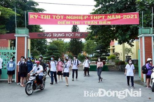 Nhiều thí sinh tỏ ra khá tự tin với bài thi tự chọn