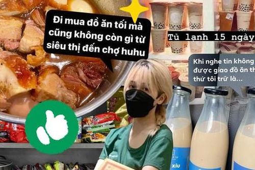 TP.HCM giãn cách theo chỉ thị 16: Hậu Hoàng 'sắm' thùng mì, netizen khoe ảnh 'Tết Cô Vy'