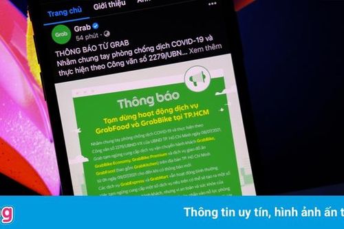Grab, Baemin, Now thông báo ngừng dịch vụ giao đồ ăn tại TP.HCM