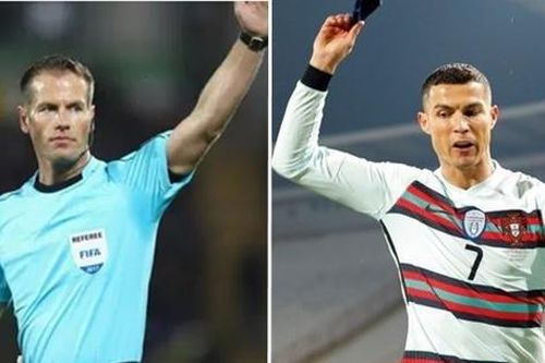 Hóa ra trọng tài trận Anh - Đan Mạch là người từng từ chối bàn thắng của Cristiano Ronaldo