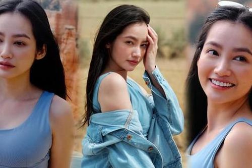 Hoa hậu Trúc Diễm khoe sắc vóc đẹp như mơ sau khi sang Mỹ định cư