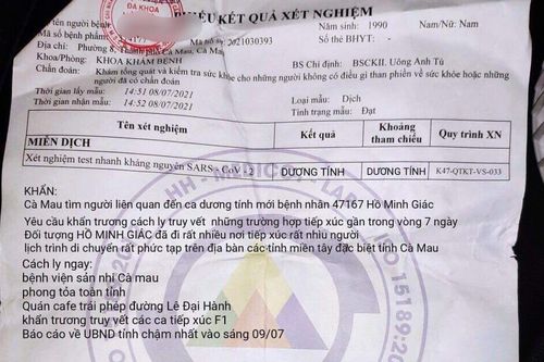 Bác bỏ thông tin phong tỏa toàn tỉnh Cà Mau
