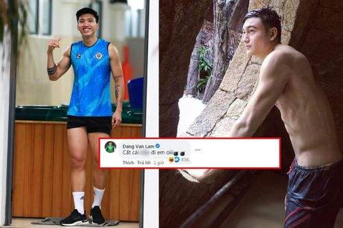 Văn Hậu khoe ảnh tập luyện, Đặng Văn Lâm liền nhắc nhở 'cất cái này vào em ơi'
