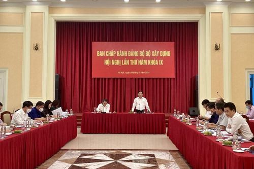 Hội nghị Ban chấp hành Đảng bộ Bộ Xây dựng lần thứ năm khóa IX