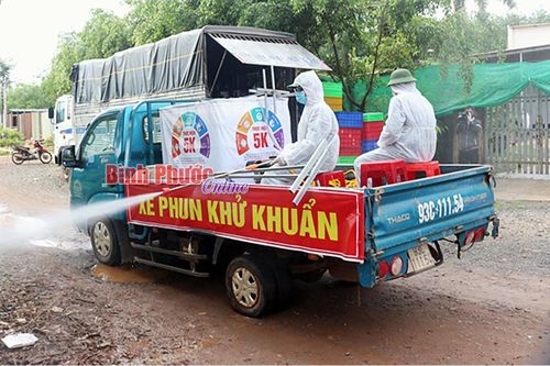 Ngày 9/7, Bình Phước ghi nhận thêm 2 ca nghi mắc COVID-19