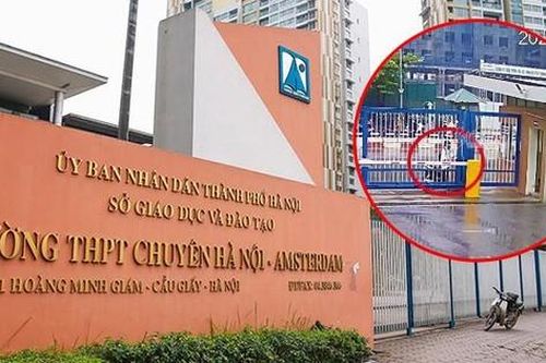 Vụ nam sinh khóc ở cổng trường vì đi thi muộn: Trường trích xuất camera, netizen tranh cãi