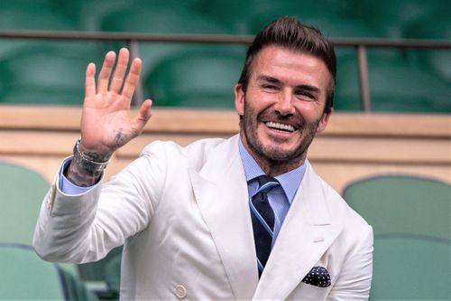 Beckham mặc vest lịch lãm dự Wimbledon