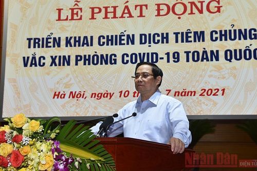 Thủ tướng phát động chiến dịch tiêm chủng lớn nhất trong lịch sử
