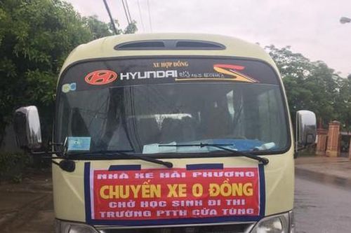 Những chuyến xe, chỗ ở miễn phí tiếp sức sĩ tử