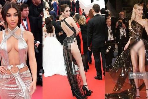 LHP Cannes trở thành nơi mỹ nhân thi nhau 'lộ hàng': Ngọc Trinh vẫn chưa phải sốc nhất