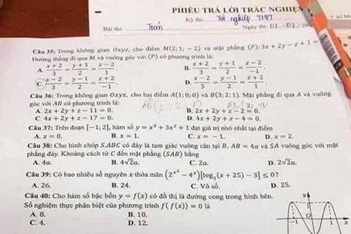 Hiệu trưởng nói gì về nữ sinh Quảng Bình để 'lọt' đề thi môn Toán?