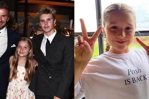 Không phải Hoàng tử George, tiểu thư nhà Beckham là 'thế lực nhí' nổi nhất Chung kết EURO