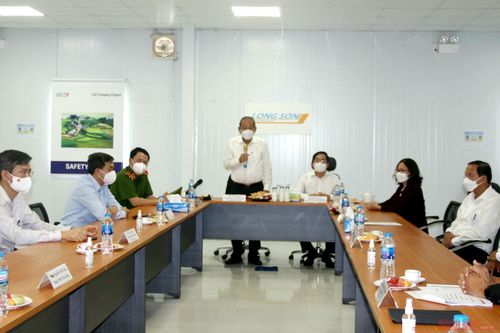 Phó Thủ tướng Trương Hòa Bình kiểm tra phòng, chống dịch tại Bà Rịa - Vũng Tàu